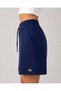 Women's Wrinkled Textured Shorts, Elastic Waist Lace-Up Comfortable Fit Summer Shorts with Pockets - 3