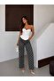 Women's High Waist Polka Dot Balloon Pants - 7