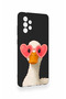Samsung-A72 Compatible Silicone Case with Duck Pattern - 3