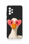 Samsung-A72 Compatible Silicone Case with Duck Pattern - 2