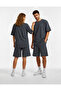 Oversize Short Sleeve Shorts Suit Suitable for Women, Men, and Couples - 3
