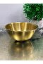 Gold Metal Stainless Steel Deep Bowl with Scale 800 ml - 3