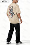 Tiger's Sword Printed Large Size Unisex T-Shirt Pantalon Tracksuit Set