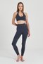 Women's High Waist Push up Gathering Seamless Sports Leggings and Top Bra Set - 8