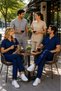 Scrubs Suit Lycra Medical Uniform, Nurse, Doctor, Pharmacist, Hospital Uniform Health Worker Women Men Unisex, Ministry of Health New Colors, Navy Blue, Beige, Gray, Coffee, Burgundy, Blue, Purple, Green - 2
