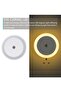 2-Piece LED Night Light Plug in Wall with Smart Light Sensor, Good for Sleep, Children Light for Hallway, Toddler Beds, Stairs, Warm White - 4