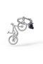Mountain Bike Keychain