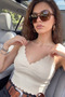 Women's Knitwear Crop Bustier - 2