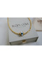 Kol415 Nazar Beaded Gold Chain Necklace - 3