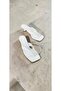 Flip-Flop Style Blunt-Toe Heeled Slippers - 2