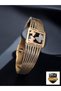 Vip, Zircon Stone Embellished Butterfly, Handcuff Bracelet, in Wooden Box 39