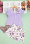 Summer Baby Girl Rose Detail Shorts and Top Set 6-9-12-18-24 Months - 2