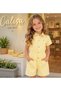 Premium Gabardine Girls' Jumpsuit Shorts Dress – Heart Pocket Luxury Pink Romper |   3-10 Years Old Party, Casual & Summer Collection - 3