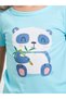 Girls Panda Print T-Shirt and Shorts Set - 3