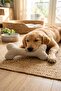 Natural Raw Linen Tear-Resistant Dog Toy and Sleeping Pillow Bone Shaped 27 cm - 4