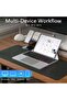 Grey, 2-in-1 Foldable Bluetooth Keyboard - Touchpad and Magnetic Stand Case - 7