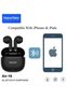 Haino Teko True Wireless Earphones with Super Clear Mic and High Bass Sound Quality – Compatible with iPhone and iPads – Black Wireless Earbuds for Music, Calls, and Comfort - 2