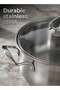 5 Pcs Stainless Steel Cookware Set, Saucepan, Fry Pan, Milk Pan, Ergonomic Handles - 6