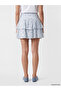 Trendlucky Floral Layered Skirt with Elastic Waist and Difference in Color - 4