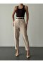26Ypnt01612 Beige Women's Trousers - 2