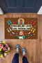 There's a Boss at Home Door Mat 40X60 Digital Printed Modern Decorative Doormat Home Entrance Carpet