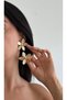 Wicker Flower Model Earrings Bohemian Stylish Women's Earrings