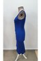 Women's Strappy Square Neck Front Buttoned Midi Camisole Dress - 5