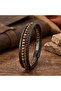Multi-Layer Weave Leather with Tiger's Eye Stone, Steel Men's Bracelet 18392B9D12 Non-Tarnish Non-Allergic Daily Elegance - 3