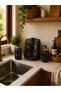 Decorative Bohemian Style Special Design 3-Piece Kitchen Set: Liquid Soap Dispenser, Detergent Dispenser, and Countertop Trash Can, Hand and Dish Soap Dispenser Set. - 3