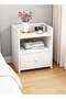 Nightstands Home Bedside Storage Cabinet With Drawer And Shelf Bedside Table with Drawer 40x33x26cm - 5
