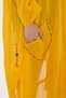Women's Mustard Witch Hooded Bohemian Kaftan Size 38 - 44 - 5