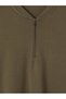 Vizyon New Season Zipper Detailed Crew Neck Men's T-Shirt - 6