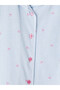 Vizyon New Season Shirt Collar Girls' Shorts Pajama Set - 3