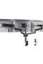 Premium Triple LCD Monitor Desk Mount | Fully Adjustable Gas Spring Stand | Supports Displays Up To 27 Inches