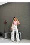 Women's Muslin Fabric Cotton Relaxed Fit Casual Trousers