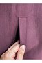 Mahgül Side Striped Zippered Trousers Suit-Pn3188 Claret Red - 5
