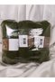 Angora Khaki Hand Knitting Yarn (3 Pieces) - Color: 077 - 2