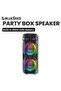 BS-1002 Party Box Speaker, Dual 15.5-Inch Woofers Bluetooth Tower Speaker with RGB LED Lights
