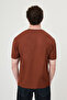 Textured Slim Fit Crew Neck Short Sleeve Men's T-Shirt Tile - 36886.26Y - 5