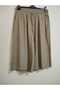 Premium Quality, Tencel Woven Fabric, 2 Pockets, High Waist, Wide Capri Pants - 4