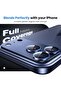 For iPhone 17 Pro Camera Lens Protector [Drop Protection] [Full Coverage] [3D Metal] [Case Friendly] Tempered Glass Camera Cover — Blue - 2