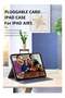 Ultra-Thin Cloth Pattern Stand Case for iPad Air 4/Air 5 (10.9") - Black - 5