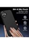 iPhone 16 Case – Ultra-Thin Matte Cover with Upgraded Camera Lens & Screen Protectors, Slim Shockproof Anti-Scratch Soft Touch Case (Black) - 2