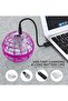 Hover Ball Boomerang LED Flying Toy Pink, 360° Rotating Smart IC Brushless Motor, Fidget Spinner - 7