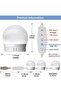Mirror Lights Vanity Lighting 10 LED Bulb Make up Decoration Lights Hollywood Style 16 Modes - 4