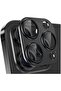 Camera Lens Protector for iPhone 15 Pro/Pro Max, 9H tempered glass Integrated full coverage [Black Titanium]