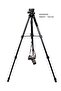 KP-2254 Professional Aluminum Tripod Monopod for All DSLR Cameras (Black) - 2