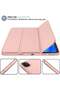 Rose Gold Trifold Smart Case for iPad Pro 11 Inch (2022/2021) – With Pencil Holder, Soft TPU Back, and Auto Wake/Sleep Function - 4