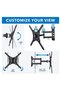 Full Motion TV Wall Mount Monitor Wall Bracket with Swivel & Articulating Tilt Arm, Fits up to 55 Inch Lcd Led Oled Flat Screens up to 66 lbs - 4