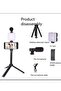 W020 AY-49T Flexible Phone Tripod with Microphone Filling Light Selfie Vlogging Kit - 5